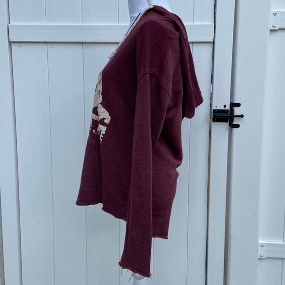 Billabong Maroon V-neck Sweater - Picture 3 of 5